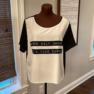 The National Band Graphic T-Shirt XL Semi Sheer New!